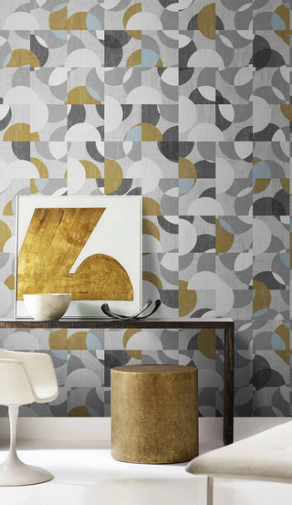 Geometric Love Wallpaper Mural-Geometric Shapes Wallpaper