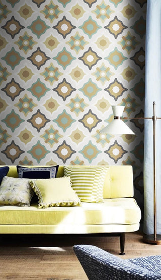 Geometric Morrocon Wallpaper Mural-Geometric Shapes Wallpaper