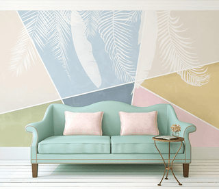 Geometric Soft Colours Wallpaper Murals-Geometric Shapes Wallpaper