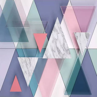 Geometric Triangle Wallpaper for Home Wall Decor-Geometric Shapes Wallpaper
