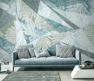 Geometric Triangular leafs Wallpaper Murals-Geometric Shapes Wallpaper