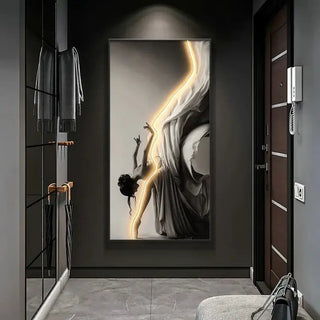 Girl Dance Art LED Wall Lamp for Interior Decoration-LED Wall Art
