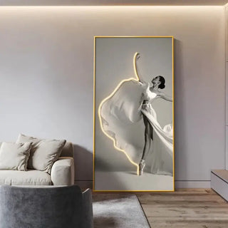 Girl Dance Art LED Wall Lamp for Interior Decoration-LED Wall Art