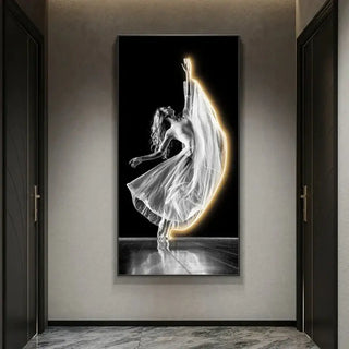 Girl Dance Art LED Wall Lamp for Interior Decoration-LED Wall Art
