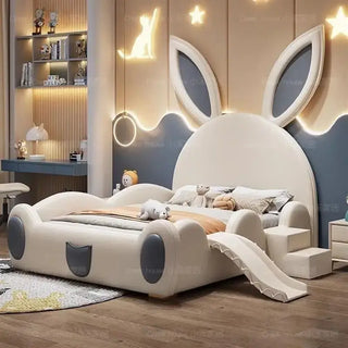 Girls Room Bunny Rabbit Bed Set – Whimsical Design with Easy Assembly-Kids Furniture