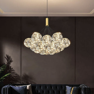 Glass Ball Chandeliers for Living Room and Dining-Chandeliers