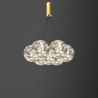 Glass Ball Chandeliers for Living Room and Dining-Chandeliers