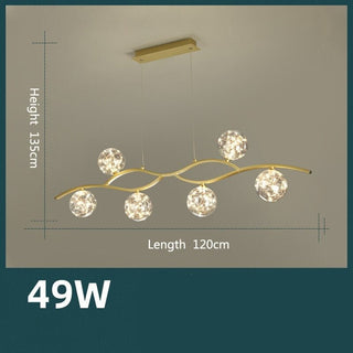 Glass Ball Pendant Light – Illuminate with Grace-Kitchen Island