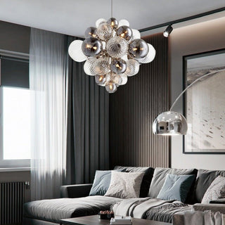 Glass Balls Chandelier: Exquisite Lighting Fixture-Chandeliers