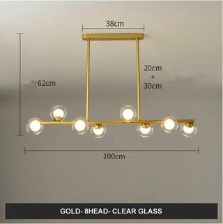 Glass Balls Chandelier: Find Exquisite Lighting Fixtures-Kitchen Island