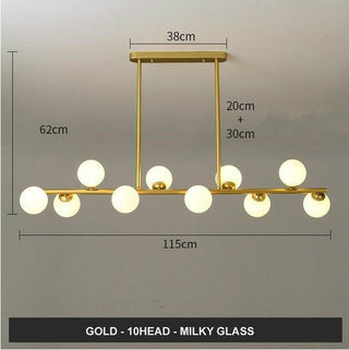 Glass Balls Chandelier: Find Exquisite Lighting Fixtures-Kitchen Island