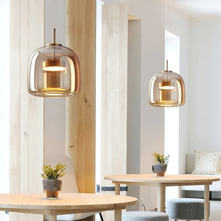 Glass LED Pendant Hanging Lamp For Dining Room-Pendant Lights