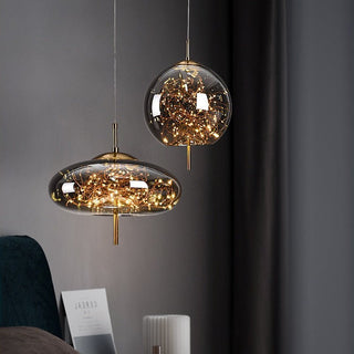 Glass Net Long Line Pendant Chandelier Lights-Pendant Lights