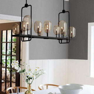 Glass Trees Chandelier: Transform Any Space with Grace-Kitchen Island