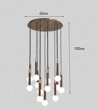 Globe Pendant Ceiling Light Hanging Loops Chandelier-Chandeliers