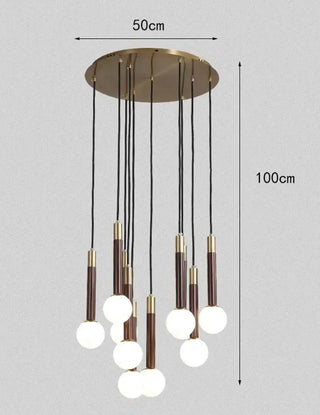 Globe Pendant Ceiling Light Hanging Loops Chandelier-Chandeliers