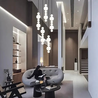 Globes Pendant Loops Staircase Chandelier Lighting-Staircase Chandeliers