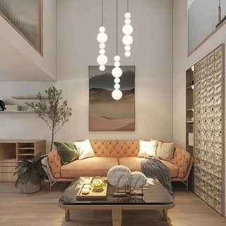 Globes Pendant Loops Staircase Chandelier Lighting-Staircase Chandeliers