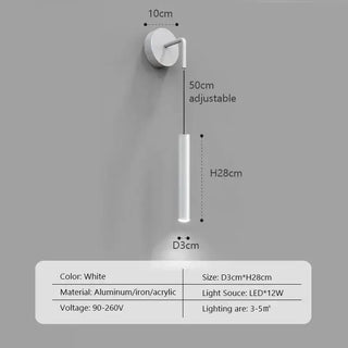 Glow Drop Bedside Pendant Wall Light-Wall Lights