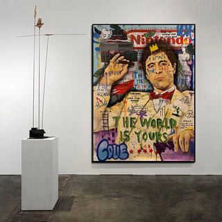 Godfather Smokes Canvas Print for Modern Pop Art Home Decor-GodFather Art