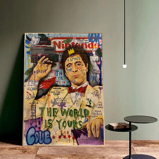 Godfather Smokes Canvas Print for Modern Pop Art Home Decor-GodFather Art