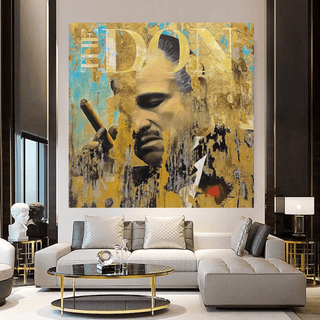 Godfather The Don Canvas Wall Art-GodFather Art