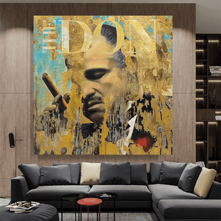 Godfather The Don Canvas Wall Art-GodFather Art