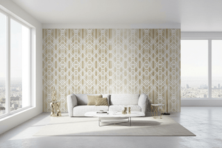 Fototapete Geometrische Eleganz in Gold