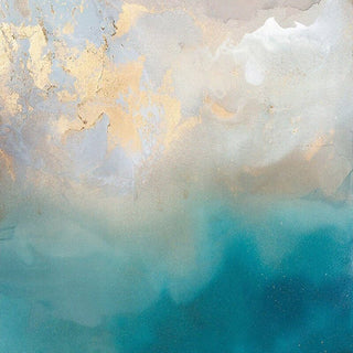 Golden Sea Breeze Abstract Wallpaper for Modern Home Decor-Marble Design Wallpaper