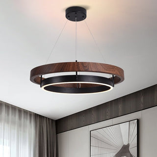 Grace LED Chandelier - Double Circular Chandelier-Chandeliers