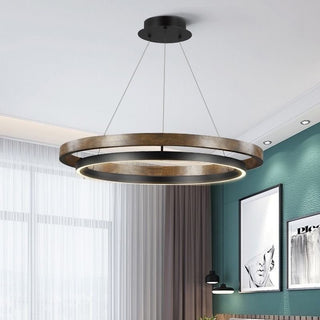 Grace LED Chandelier - Double Circular Chandelier-Chandeliers