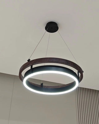 Grace LED Chandelier - Double Circular Chandelier-Chandeliers