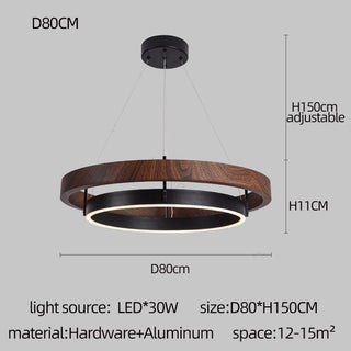 Grace LED Chandelier - Double Circular Chandelier-Chandeliers