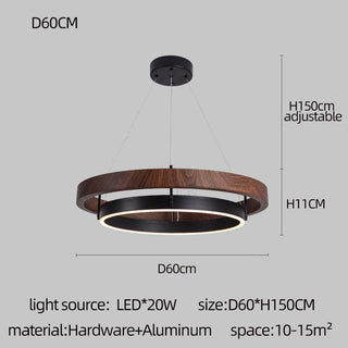 Grace LED Chandelier - Double Circular Chandelier-Chandeliers