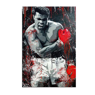 Graffiti Muhammad Ali Boxing King Sports Art-Boxing Wall Art