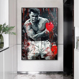 Graffiti Muhammad Ali Boxing King Sports Art-Boxing Wall Art