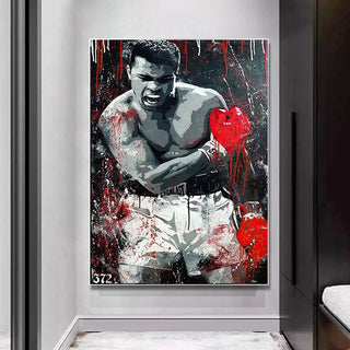 Graffiti Muhammad Ali Boxing King Sports Art-Boxing Wall Art