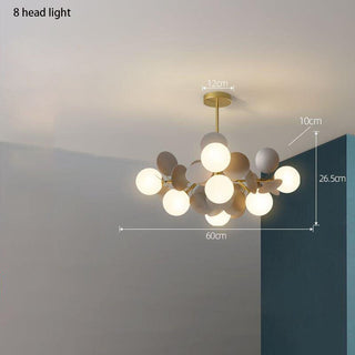 Grape Design Glass Chandelier - Unique & Elegant Lighting-Chandeliers