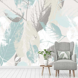 Green Shade Leaves Wallpaper for Home Wall Decor-Flower & Leaf Wallpaper