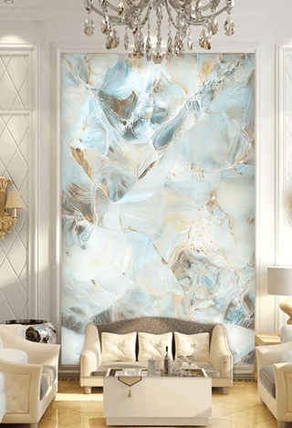 Green Stone Design - Marble Wallpaper Murals-Marble Design Wallpaper