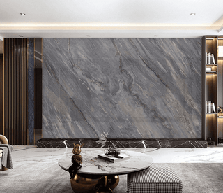 Grey Fog Stone Design - Marble Wallpaper Murals-Marble Design Wallpaper
