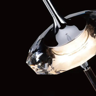 Hand Blown Crystal Glass Meteor Chandelier – Light for Hallways-Staircase Chandeliers