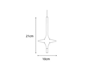 Hand Blown Crystal Glass Meteor Chandelier – Light for Hallways-Staircase Chandeliers