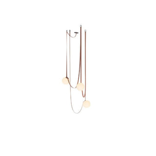 Hanging Belt Globes Chandelier – Unique Suspended Design-Staircase Chandeliers