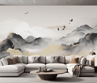 Hilly Mountains Wallpaper Murals-Mountain Wallpaper
