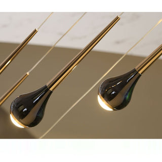 Hollow High Chandelier Light – Modern Aluminum LED Pendant for Stylish Interiors-Staircase Chandeliers