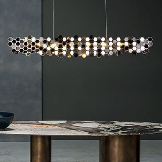 Honeycomb Chandelier - Elegant Lighting Fixture-Kitchen Island