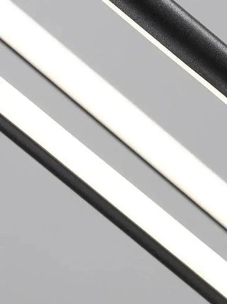 Hooked Bars Linear Staircase Chandelier Lighting-Staircase Chandeliers