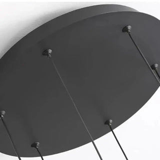 Hooked Bars Linear Staircase Chandelier Lighting-Staircase Chandeliers