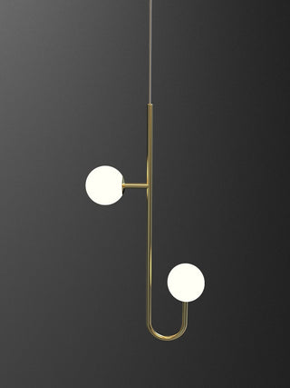 Hooked Globes Staircase Chandelier – Modern Pendant for Stairwells-Staircase Chandeliers